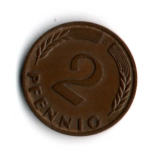 Almanya 2 Pfennig 1966-G (mp1861) - Resim 2