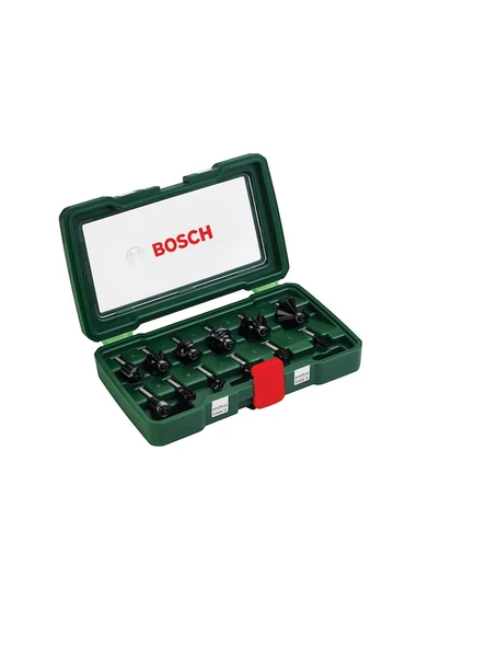 Bosch DIY 8 MM Şaftlı 12 Parça Freze Seti - 2607019466 ürün görseli 1