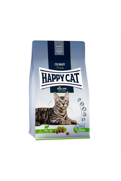 Happy Cat Culinary Weide Lamm Kuzulu Yetişkin Kedi Kuru Maması 4 Kg ürün görseli 1