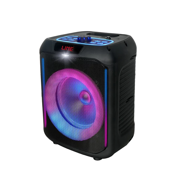 Zore GD-907 Dijital LED Göstergeli FM Radyolu Mikrofonlu RGB TWS 8 inç Stereo Bass Kablosuz Karaoke Hoparlör ürün görseli 1