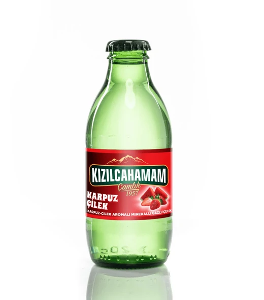 KIZILCAMAMAM KARPUZ ÇİLEK AROMALI MADEN SUYU 200 ML X 24 ADET ürün görseli 1