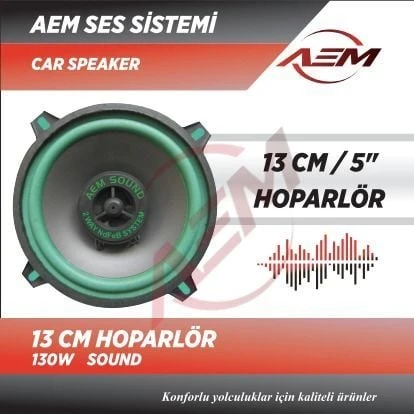 AEMPART AEM SOUND HOPARLÖR 13 CM  130W ürün görseli 1