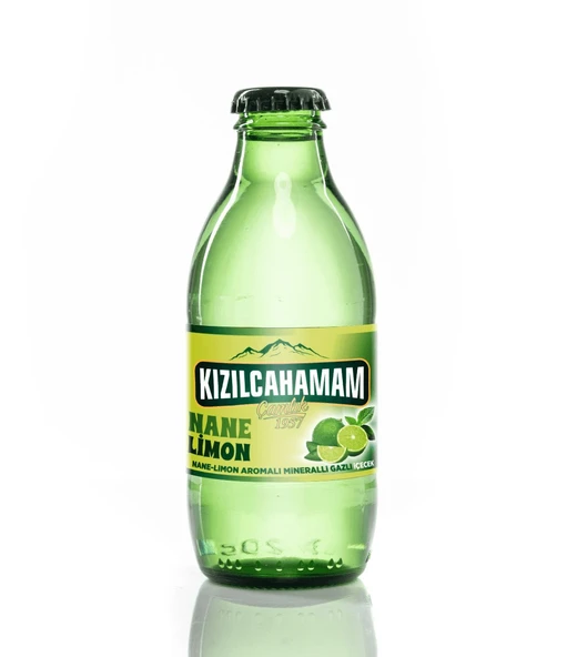 KIZILCAHAMAM  NANE LİMON  AROMALI MADEN SUYU 200 ml x 24 ADET ürün görseli 1
