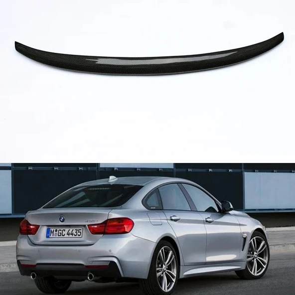 AUTOGP Bmw f36 bagaj üstü spoiler pianoblack boyalı 2014 / 2018 ürün görseli 1