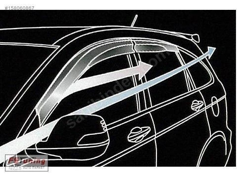 Boğaziçi Seat Leon cam rüzgarlığı mugen 4.lü 2013+ ürün görseli 1