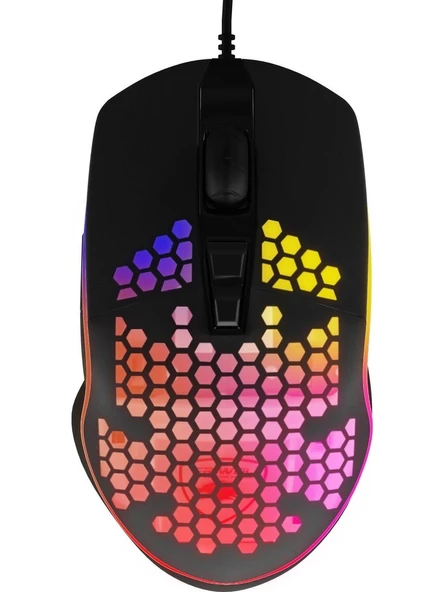 MF Product Strike 0576 RGB Kablolu Gaming Mouse Siyah ürün görseli 1