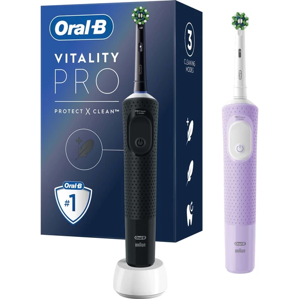 Oral-B Vitality Pro D103 Cross Action 2'li Şarjlı Diş Fırçası ürün görseli 1