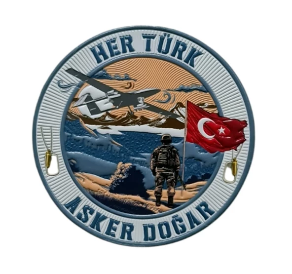 HER TÜRK ASKER DOĞAR PEÇ - Arma - TPU Patch ürün görseli 1
