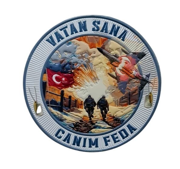 VATAN SANA CANIM FEDA PEÇ - Arma - TPU Patch ürün görseli 1