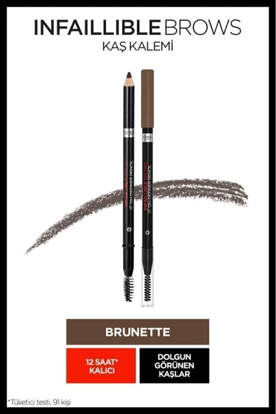 Infaillible Brows Kaş Kalemi 03 Brunette ürün görseli 1