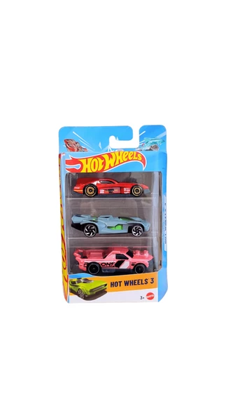 Hot Wheels 3'lü Araba Seti K5904-02 ürün görseli 1