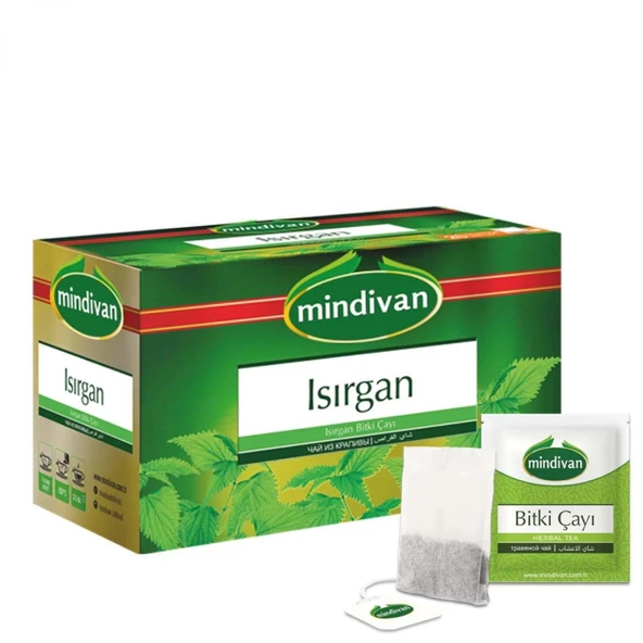 Mindivan Isırgan Çayı - 20'li Süzen Poşet Bitki Çayı ürün görseli 1