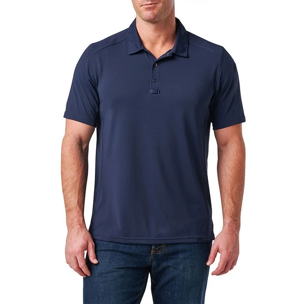 5.11 Paramount Crest Polo Kisa Kol Lacivert Tisort ürün görseli 1