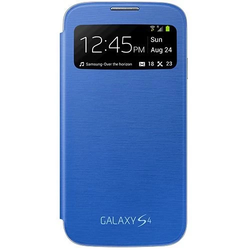Galaxy S4 i9500 ile Uyumlu S View Cover Kılıf Mavi EF-CI950BCEGWW ürün görseli 1