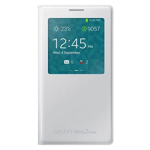 Galaxy Note 3 Neo N7500 ile Uyumlu S View Cover Kılıf Beyaz EF-CN750BWEGWW ürün görseli 1