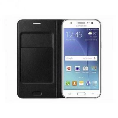 Galaxy J5 (2015) ile Uyumlu Flip Wallet Kılıf Siyah EF-WJ500BBEGWW ürün görseli 1