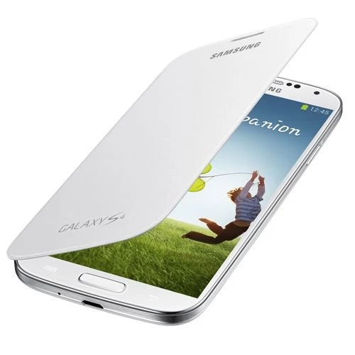 Galaxy S4 i9500 ile Uyumlu Flip Cover Kılıf Beyaz EF-FI950BWEGWW ürün görseli 1
