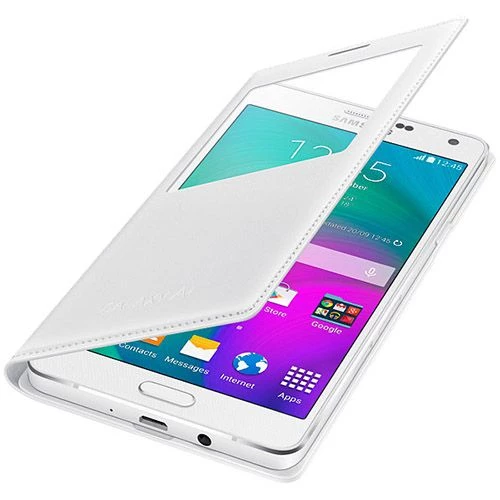 Galaxy A7 2015 ile Uyumlu Kılıf S View Cover EF-CA700BWE Beyaz ürün görseli 1