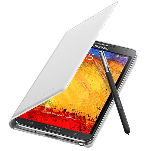 Galaxy Note 3 N9000 ile Uyumlu Flip Wallet Kılıf Beyaz EF-WN900B ürün görseli 1