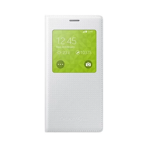 Galaxy S5 Mini ile Uyumlu Kılıf S View Beyaz EF-CG800BHEGWW ürün görseli 1