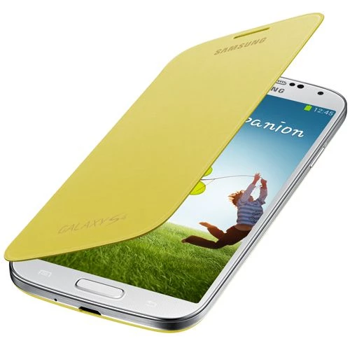 Galaxy S4 ile Uyumlu Flip Cover Kılıf Sarı EF-FI950BYEGWW ürün görseli 1