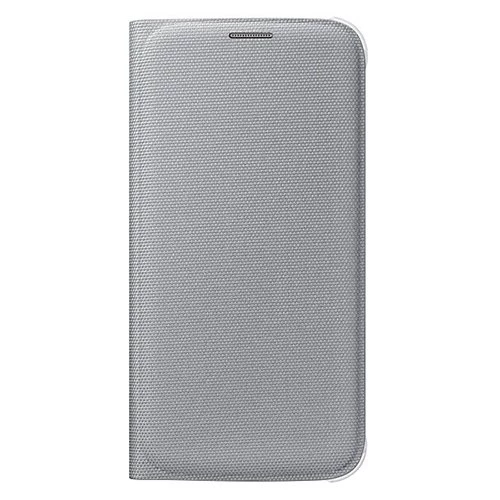 Galaxy S6 ile Uyumlu Flip Wallet (Tekstil) Gri EF-WG920BSEGWW ürün görseli 1