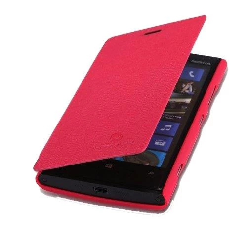 Nillkin Lumia 920 ile Uyumlu Yana Açılan Kapaklı Kılıf Kırmızı ürün görseli 1