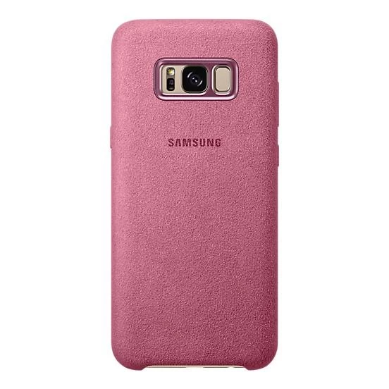 Galaxy S8 Plus ile Uyumlu Alcantara Cover Pembe EF-XG955APEGWW ürün görseli 1