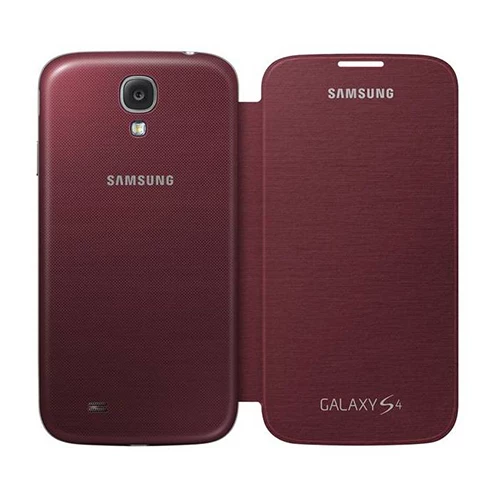 Galaxy S4 ile Uyumlu Flip Cover Kılıf Kırmızı EF-FI950BREGWW ürün görseli 1