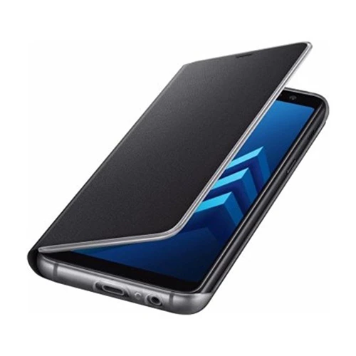 Galaxy A8 (2018) ile Uyumlu Neon Flip Koruyucu Kılıf Siyah EF-FA530PBEGWW ürün görseli 1