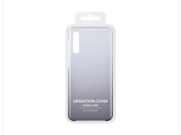 Galaxy A50 ile Uyumlu Clear Cover Siyah EF-AA505CBEGWW ürün görseli 1