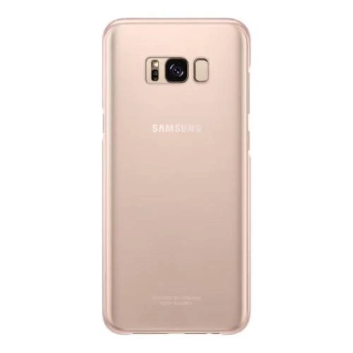 Galaxy S8+ ile Uyumlu Şeffaf Koruyucu Kılıf Pembe EF-QG955CPEGWW ürün görseli 1