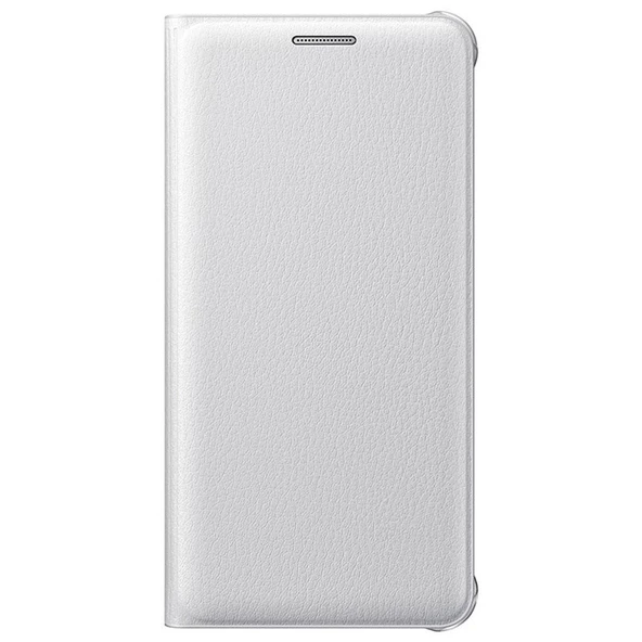 Galaxy A3 (2016) ile Uyumlu Kılıf Flip Cover Beyaz ürün görseli 1