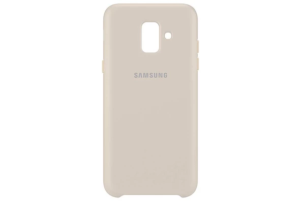 Galaxy A6 2018 ile Uyumlu Çift Katmanlı Arka Kapak Altın EF-PA600CFEGWW ürün görseli 1
