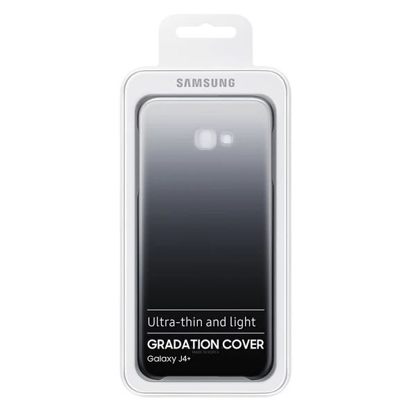 Galaxy J4 Plus ile Uyumlu Gradation Kılıf Siyah EF-AJ415CBEGWW ürün görseli 1