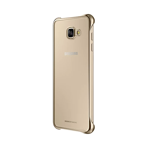 Galaxy A7 (2016) A710F ile Uyumlu Clear Back Cover Kılıf Altın EF-QA710CFEGWW ürün görseli 1