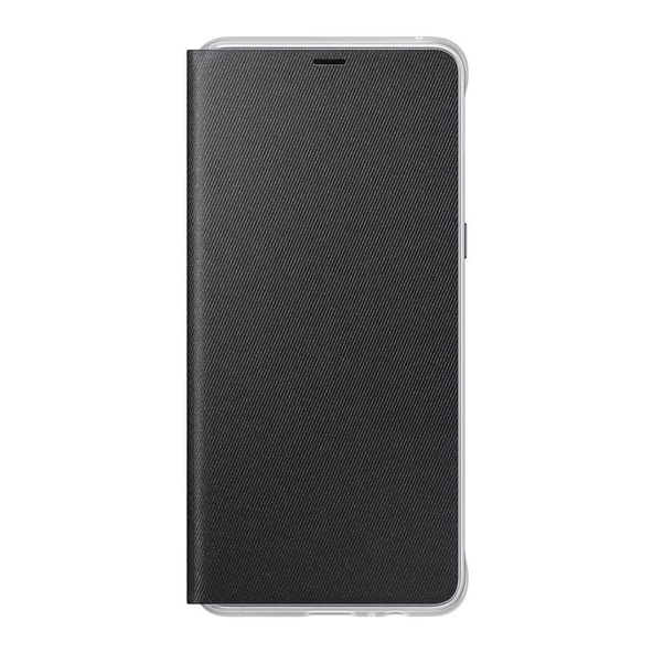 Galaxy A8 Plus (2018) ile Uyumlu Neon Flip Koruyucu Kılıf Siyah EF-FA730PBEGWW ürün görseli 1
