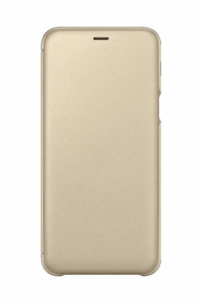 Galaxy A6+ (2018) ile Uyumlu Kapaklı Kılıf Altın EF-WA605CFEGWW ürün görseli 1