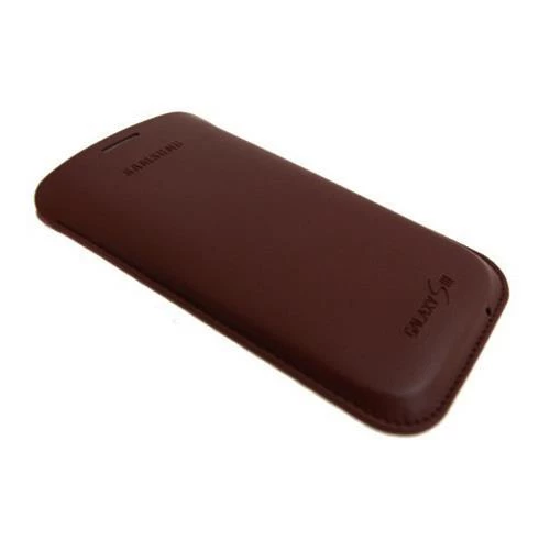 Galaxy S3 ile Uyumlu Pouch Kılıf Koyu Kahverengi EFC-1G6LCECSTD ürün görseli 1