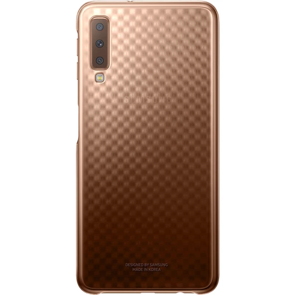 Galaxy A7 (2018) ile Uyumlu Gradation Kılıf Altın EF-AA750CFEGWW ürün görseli 1