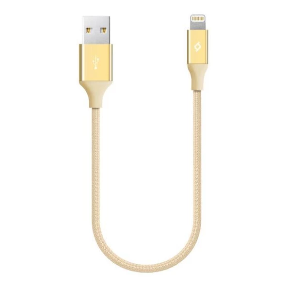 Ttec AlumiCable Mini 30 cm Lightning Şarj Kablo Altın 2DK28A ürün görseli 1
