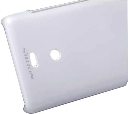Nillkin Xperia T LT30p ile Uyumlu Parlak Sert Kauçuk Kılıf Beyaz ürün görseli 1