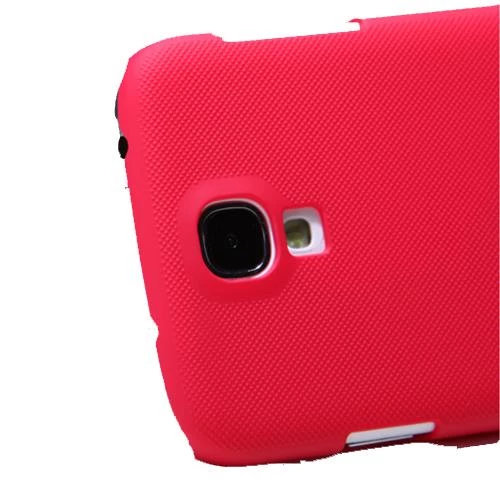 Nillkin i9500 Galaxy S4 ile Uyumlu Sert Kauçuk Kılıf Kırmızı ürün görseli 1