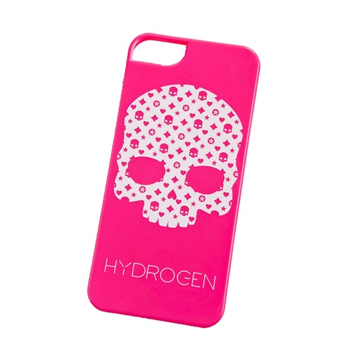 Benjamins iPhone SE/5S/5 ile Uyumlu Kılıf Beyaz Kuru Kafa Görünümlü Pembe Kılıf Model 20 ürün görseli 1