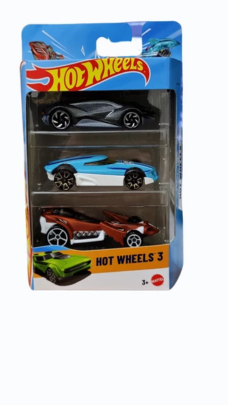 Hot Wheels 3'lü Araba Seti K5904-05 ürün görseli 1