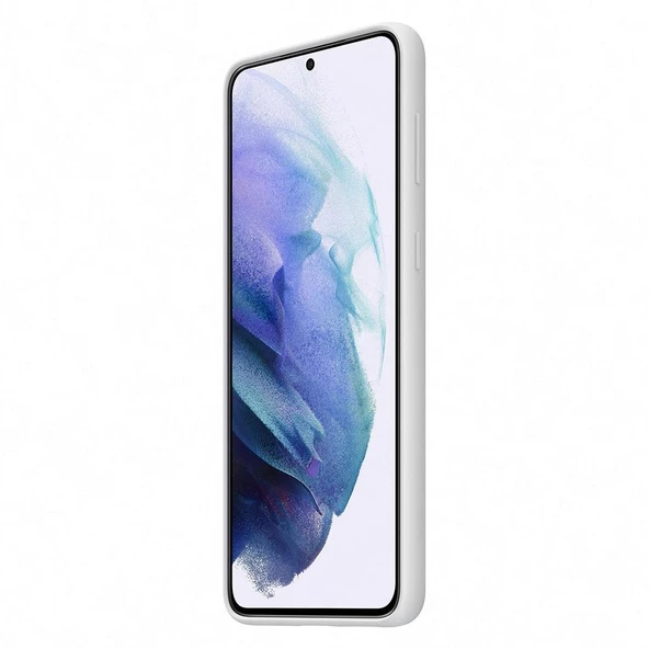 Galaxy S21 Plus ile Uyumlu Silikon Kılıf Açık Gri EF-PG996TJEGWW ürün görseli 1