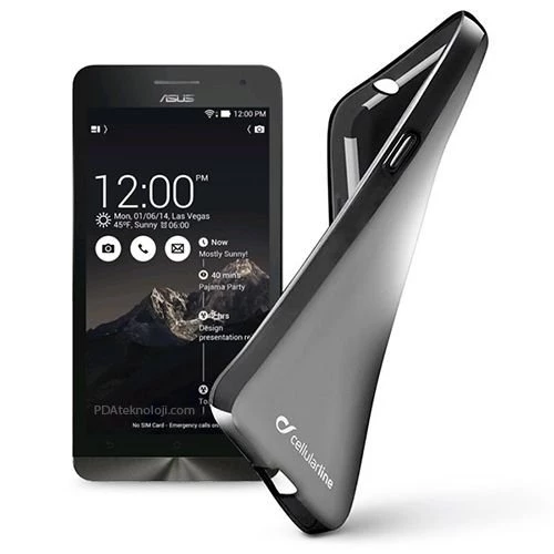 Cellular Line Zenfone 6 ile Uyumlu Kılıf Shape Silikon Siyah SHAPECPHASUSZEN6K ürün görseli 1