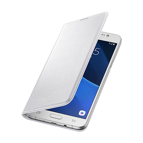 Galaxy J7 ile Uyumlu Flip Wallet Kılıf Beyaz EF-WJ700BWEGWW(Outlet) ürün görseli 1