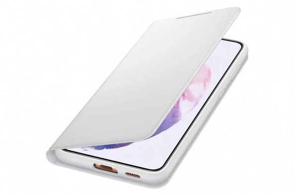Galaxy S21 Plus / S21 Plus 5G ile Uyumlu LED View Kılıf Açık Gri EF-NG996PJEGTR ürün görseli 1