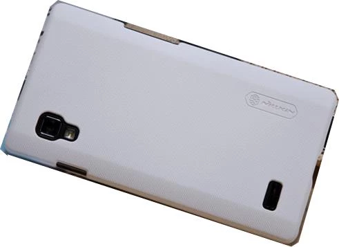 Nillkin Optimus L9 ile Uyumlu Sert Kauçuk Kılıf Beyaz ürün görseli 1